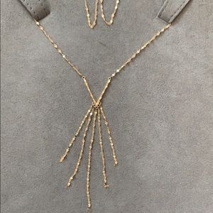 Lana 14 k gold necklace